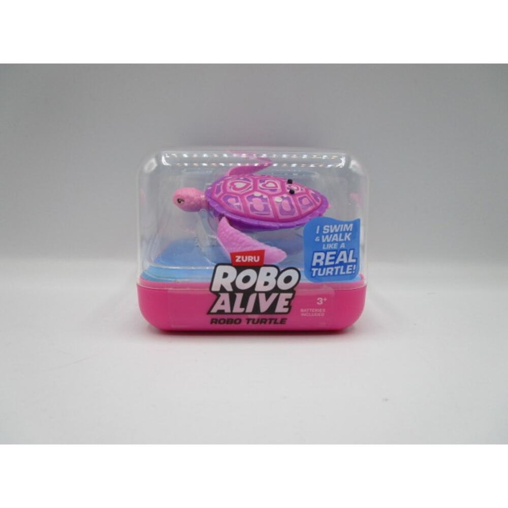 Zuru‎ Robo Alive Robo Turtle Pink Robotic Swimming Walking Turtle